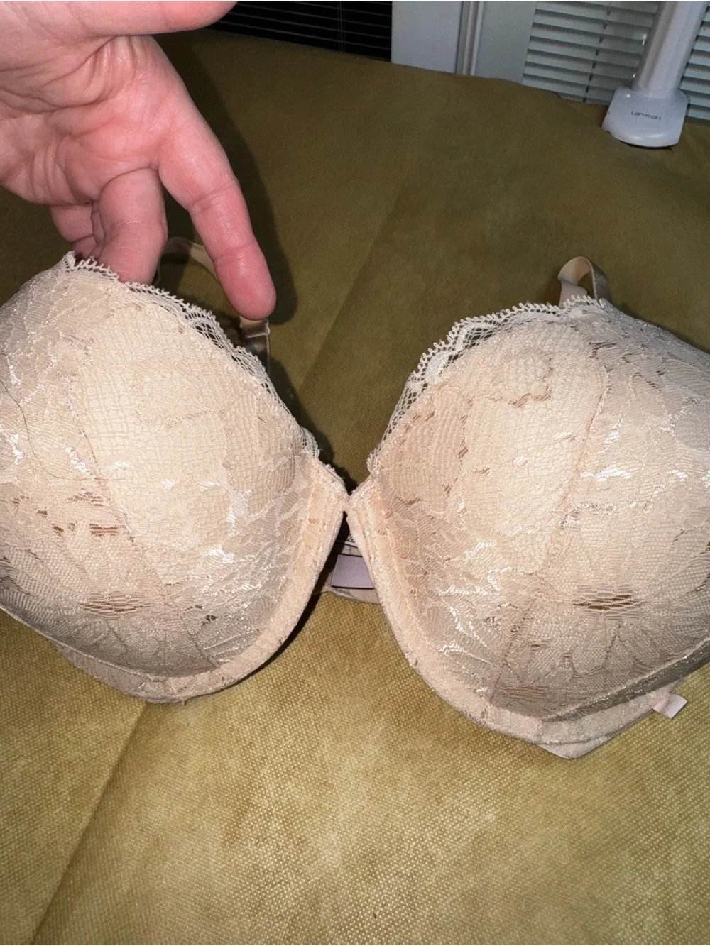 Victoria's Secret Lace Push-Up Bra - Beige/Taupe